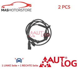 ABS SENSOR DREHZAHLFÜHLER PAAR VORNE HINTEN AUTLOG AS4297 2PCS I NEU