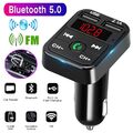 Bluetooth 5.0 FM Transmitter MP3 Modulator Player Car Kit Wireless Handsfree