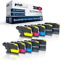 10x Alternative XL Tintenpatronen für Brother MFC J 6920-DW 870-DW Ink Cartridge