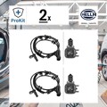 2x ORIGINAL® Hella Sensor, Raddrehzahl Vorne für Jeep GRAND CHEROKEE IV GRAND