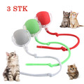 3 Stk Selbst Bewegliches Rolling Ball Elec Spielzeug für Cat Dog Interaktives