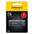 Intenso Alu Line 4 GB anthrazit USB 2.0 Stick Speicher 4GB AluLine 3521451 OVP