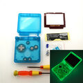Nachtlicht Klares Blau Hülle Shell Gehäuse CASE Für Game Boy Advance SP GBA SP