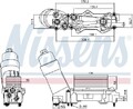 Ölkühler Motoröl Öl für Chrysler Dodge Jeep Grand Nissens 91336 2014 ->