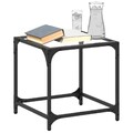Couchtisch mit Glasplatte Beistelltisch Sofatisch Kaffeetisch Stahl vidaXL