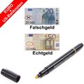Prüfstift Falschgeldprüfer Geld Tester Geldprüfgerät Geldscheinprüfer Schein EU