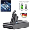 Für Dyson V6 Ersatzakku 6000mAh Akku DC58 DC59 SV03 SV09 DC74 DC62 DC61 Sony DHL
