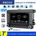 64GB CarPlay Android Autoradio Für VW Polo 6R Golf 5 6 Passat B5 T5 GPS Navi DSP