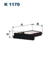 Filtron K 1170 Filter, Innenraumluft für MITSUBISHI Heizung/Lüftung