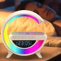 3-in-1 LED Nachttischlampe mit Ladefunktion LED Tischlampe 15W Wireless Charger