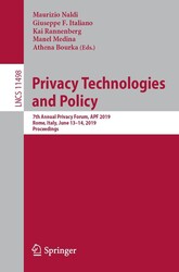 Privacy Technologies and Policy Maurizio Naldi
