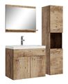 Badezimmer Badmöbel set Montreal 60 cm Waschbecken - Unterschrank Hochschrank