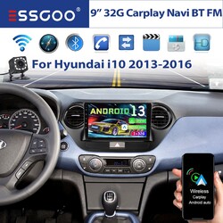 Android14 Autoradio 32G CarPlay GPS Navi KAM für Hyundai i10 II BA IA 2013-2016