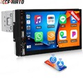 1 DIN Autoradio 7 Zoll Wireless Apple Carplay Android Auto Bluetooth USB AUX TF