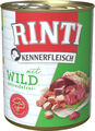 Sparpaket RINTI Kennerfleisch Wild 24x800g Dose Hundenassfutter