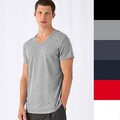 B&C Men's V-Neck Triblend T-Shirt TM057 Herren T-Shirt NEU