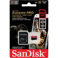 Sandisk Micro SDXC Karte 512GB Extreme Pro UHS-I U3 4K 200 MB/s V30 A2 Class 10