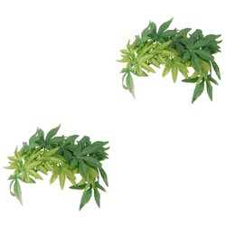  Set of 2 Künstliche Pflanzen Hängend Wasserpflanzen Aquariumdekorationen