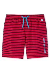 Schiesser AQUA Badeshorts Jungen Badehose Polyester-Mischung Rot Größe 128 NEU