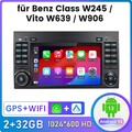 Carplay Autoradio GPS Für Mercedes Benz B A Klasse W245 W169 Sprinter W906 DAB+