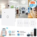 TUYA Smart Life WiFi Glas Touch Lichtschalter Wandschalter Für Alexa/Google
