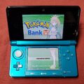 Nintendo 3DS Console Aqua Blue with Pokemon Bank Transporter + Pokemon Games