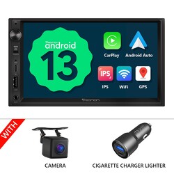 Doppel DIN Android 13 7" IPS Touchscreen Autoradio GPS Navi CarPlay USB RDS UA13
