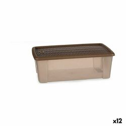 Aufbewahrungsbox mit Deckel Stefanplast Elegance Beige Kunststoff 5 L 19,5 x 
