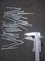 12x Zylinderschrauben M4 x 64 mm mit Teilgewinde