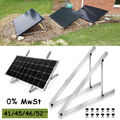 PV Solar Modul Halter Wand Dach Boden Balkonkraftwerk Haken 41-52 Zoll 0-90°
