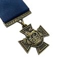 Britische Medaille Repro volle Größe Victoria Cross marineblaues Band Militärpreis