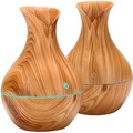 Ultraschall Luftbefeuchter Aroma Diffuser Humidifier 150ml LED Licht Holz Retoo