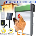 Automatische Hühnerstalltür Hühnertür Solar Hühnerklappe Rolltor Einklemmschutz