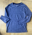 19X49 Essentials by Tchibo Herren Shirt T-Shirt  blau grau meliert  Gr L langarm