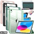 Für iPad 11/10/9/8/7th Gen Air M3 Pro 11" Beleuchtete QWERTZ Tastatur mit Hülle