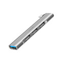 USB-C HUB 3.0/2.0 4 Port 90 Grad Winkel Tablet Handy Adapter Verteiler Laptop PC
