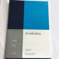 Semikolon 2023 Wochenkalender & Notizbuch Marine Acqua A5 Hardcover