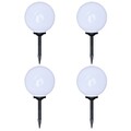 vidaXL Wegeleuchten 8 Stk. LED 15 cm mit Erdspieß