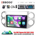 9" Android 13 DAB+ Apple Carplay Autoradio GPS Camera Für VW Tiguan 5N 2007-2016