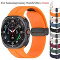 DE Silikon Magnet Armband Strap Ersatz Band Für Samsung Galaxy Watch Ultra 47mm