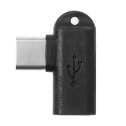 1Pc 90 Degree Type C Male To Micro USB Female Data Sync Charge Converter Adapter