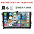 Für VW GOLF 5 6 Touran EOS Tiguan Polo Android 14 Carplay Autoradio GPS NAVI RDS