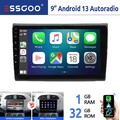 9" Autoradio Für Fiat Bravo II 2007-2012 Android13 Carplay 32G GPS Nav BT FM USB