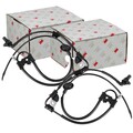 2X NK ABS-SENSOR RADDREHZAHL HINTEN LINKS+RECHTS passend für HYUNDAI TUCSON KIA 