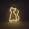 Neon LED Schild Katze Nacht Licht Wand Deko Lampe Beleuchtung Gaming Setup BAR