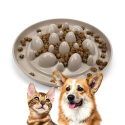 Interaktiver Futter Napf Anti Schling Fressnapf Hunde Katzen für langsames Essen