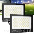 2X 150W LED Fluter Scheinwerfer Außen Strahler Lampe IP66 Garten Flutlicht 6500K