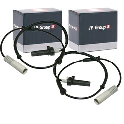 2x JP GROUP ABS-SENSOR RADDREHZAL HINTEN BEIDSEITIG passend für BMW 5