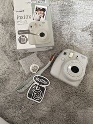 Sofortbildkamera Instax Mini 9 Fujifilm Grau Weiß