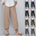 Damen Stoffhose Freizeithose Langhosen Sporthose Laufhosen Sweatpant Jogginghose